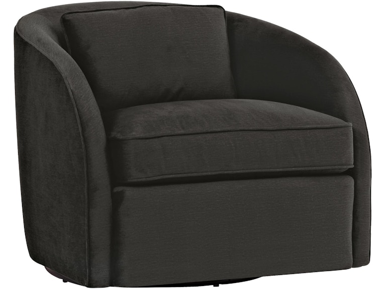 Bernhardt Living Room Turner Fabric Swivel Chair B2412S at Norwood Furniture