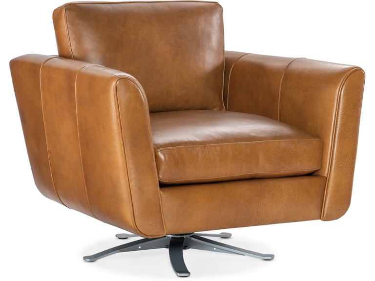 Bradington Young Living Room Alora Swivel Chair 745-25SW at Norwood Furniture