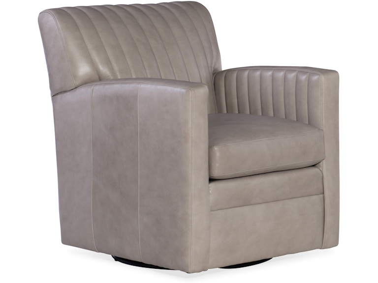 Bradington Young Living Room Barnabus Swivel Chair 406-25SW at Norwood Furniture