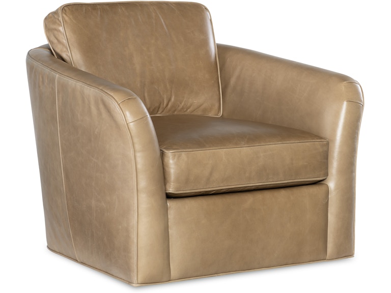 Bradington Young Living Room Carter Swivel Chair 457-25SW at Norwood Furniture