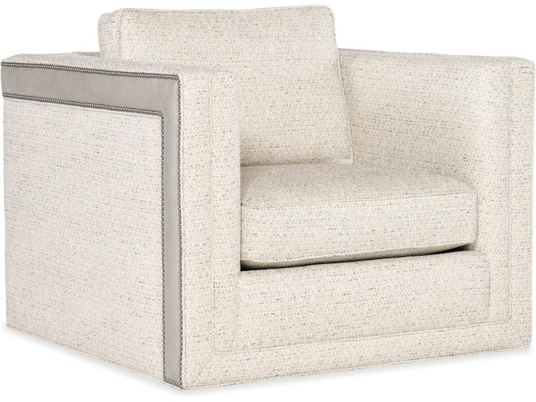 Bradington Young Living Room Ellary Swivel Chair 633-25SW at Norwood Furniture