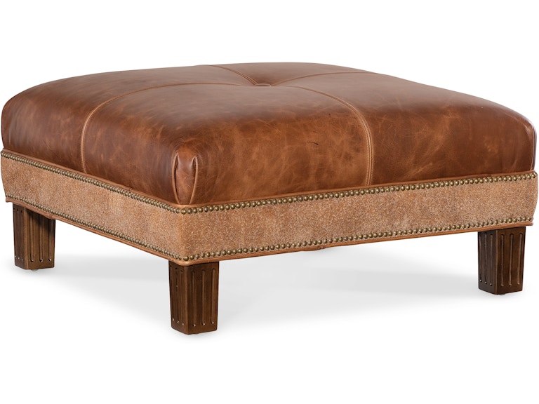 Bradington Young Living Room Fair-N-Square Ottoman 804-SQ at Norwood Furniture