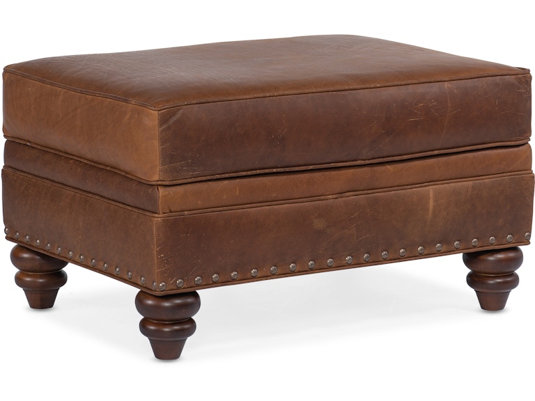 Bradington Young Living Room Hoff Ottoman 880-OT at Norwood Furniture