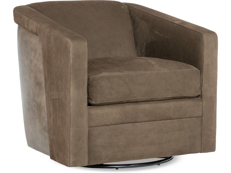 Bradington Young Living Room Lorelai Swivel Chair 431-25SW at Norwood Furniture
