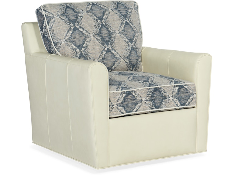 Bradington Young Living Room Manning Swivel Chair 773-25SW at Norwood Furniture