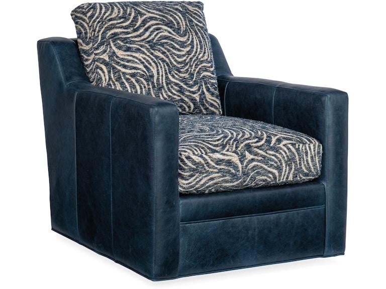 Bradington Young Living Room Melville Swivel Chair 871-25SW at Norwood Furniture
