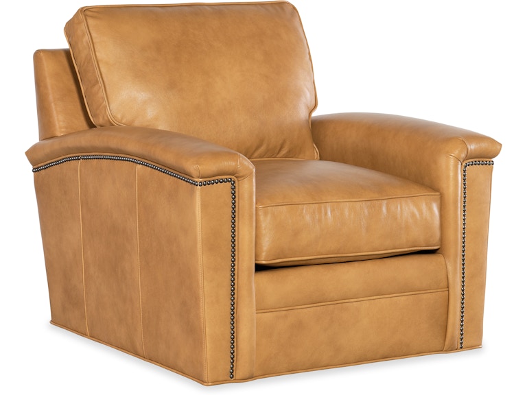 Bradington Young Living Room Oliver Swivel Chair 448-25SW at Norwood Furniture