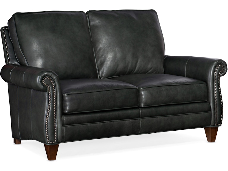 Bradington Young Living Room Reddish Loveseat 579-75 at Norwood Furniture