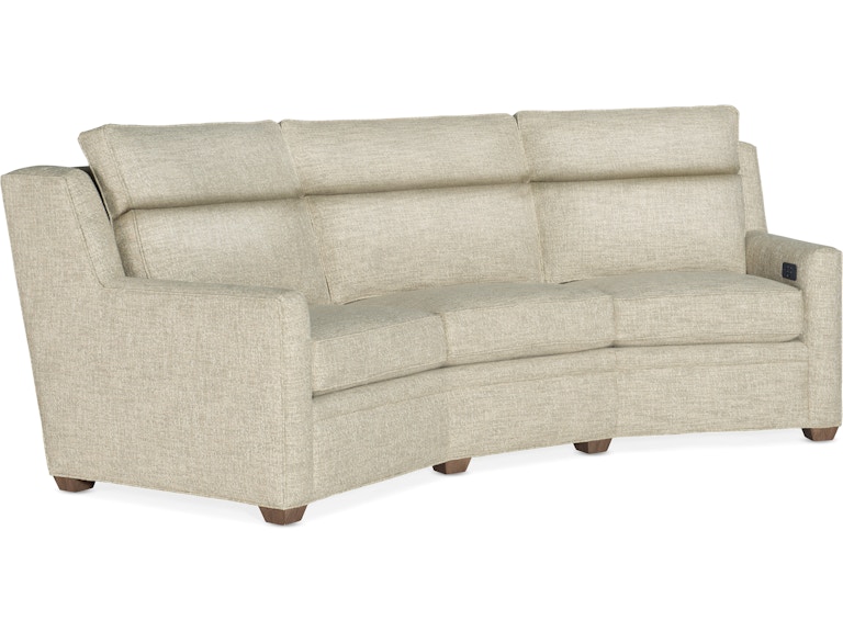 Bradington Young Living Room Revelin Angled Sofa - Two Piece Back 203-99-2 at Norwood Furniture
