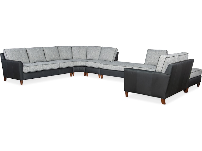 Bradington Young Living Room Sectionals 873 Manning Sectional at Norwood Furniture