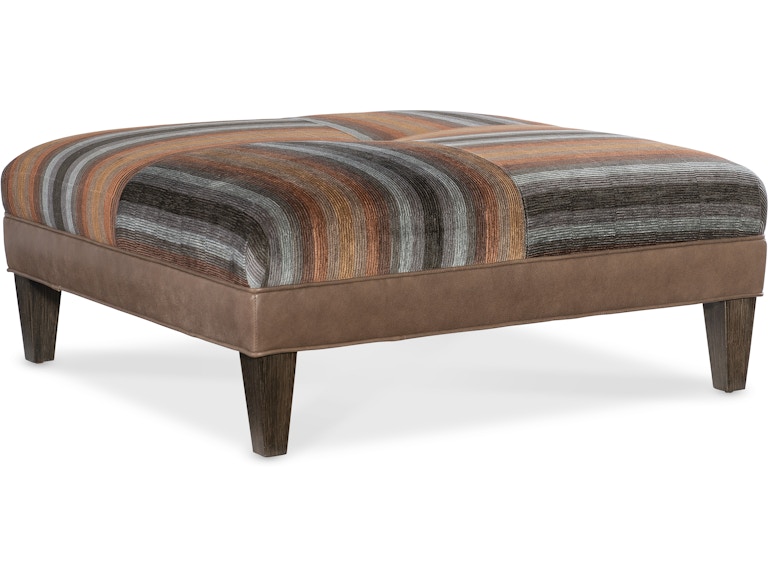 Bradington Young Living Room XL Fair-N-Square Ottoman 806-SQ at Norwood Furniture