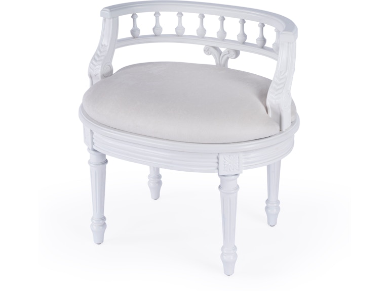 Butler Specialty Company Living Room Hathaway Vanity Seat 1218222 at Norwood Furniture