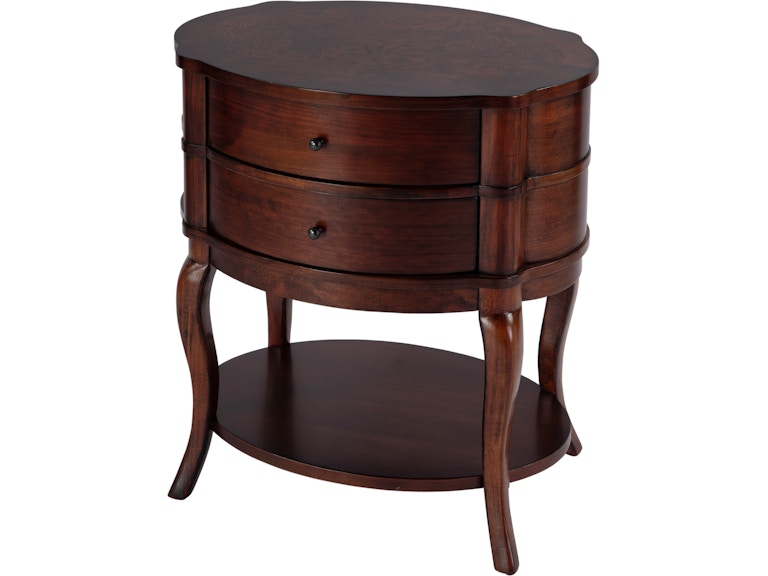 Butler Specialty Company Living Room Jarvis Oval Side Table 0515040 at Norwood Furniture