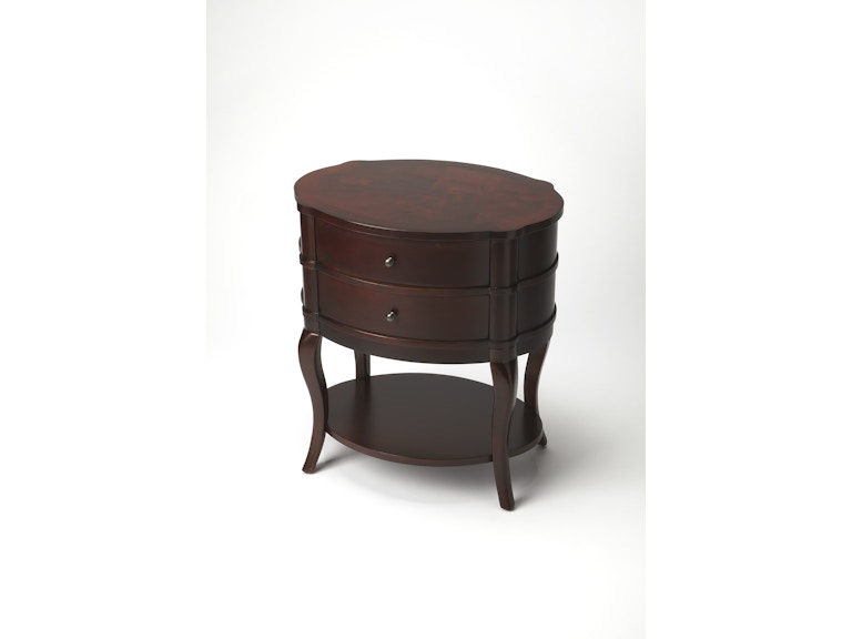 Butler Specialty Company Living Room Jarvis Oval Side Table 0515024 at Norwood Furniture