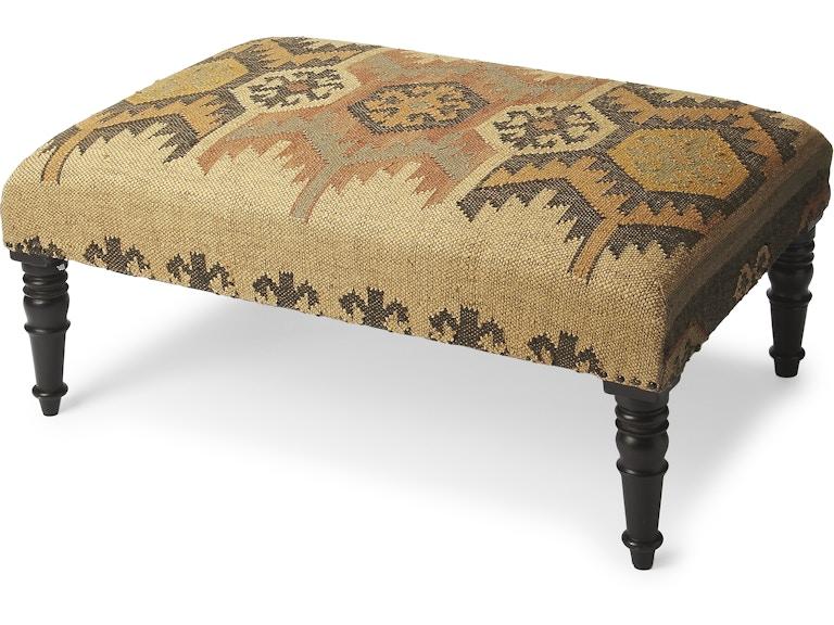 Butler Specialty Company Living Room Mesquite Ottoman 6096120 at Norwood Furniture