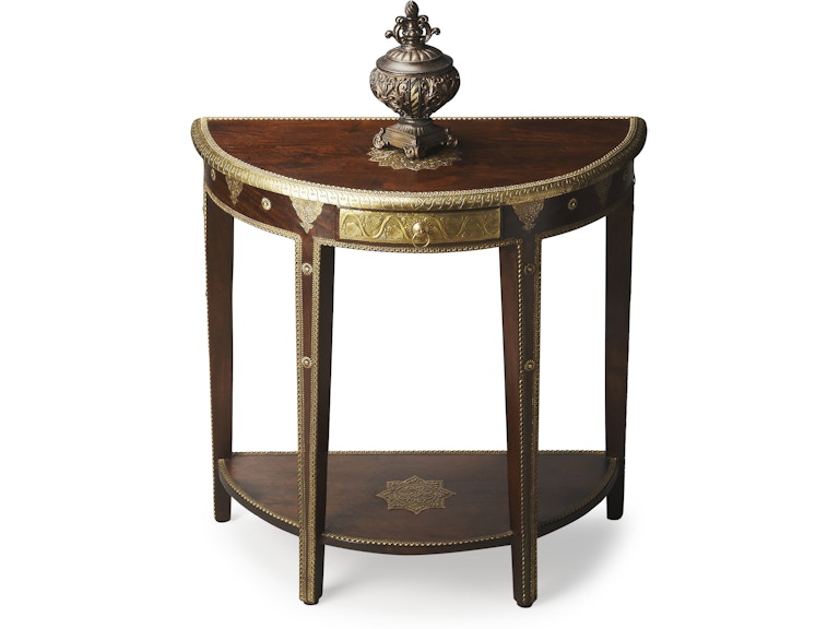 Butler Specialty Company Living Room Ranthore Demilune Console Table 2054290 at Norwood Furniture