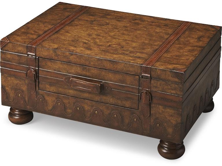 Butler Specialty Company Living Room Vasco Trunk Table 0576070 at Norwood Furniture