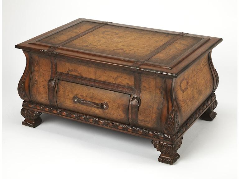 Butler Specialty Company Living Room Vasco Trunk Table 0553070 at Norwood Furniture