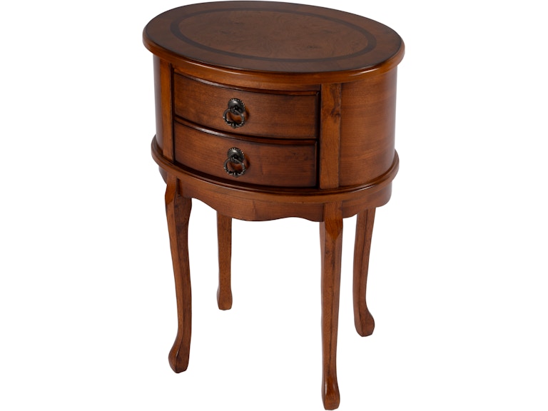 Butler Specialty Company Living Room Whitley Oval Side Table 1589101 at Norwood Furniture