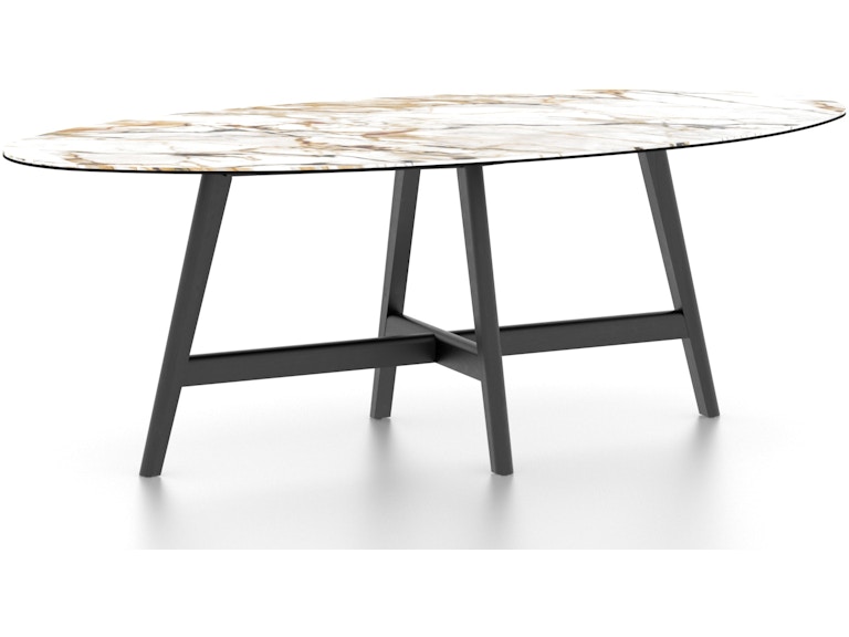 Canadel Casual Dining Oval Porcelain Table POV04084W205MDVNF at Norwood Furniture