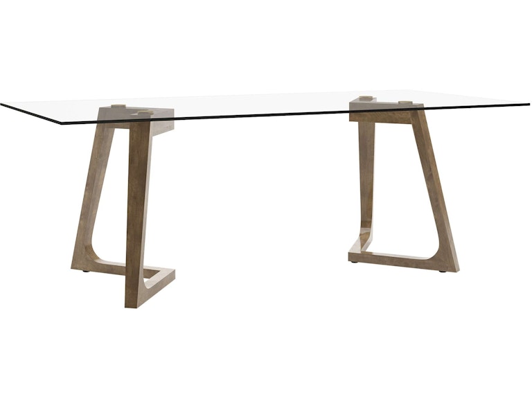 Canadel Casual Dining Rectangular Glass Table GRE04084CL25MMNNF at Norwood Furniture