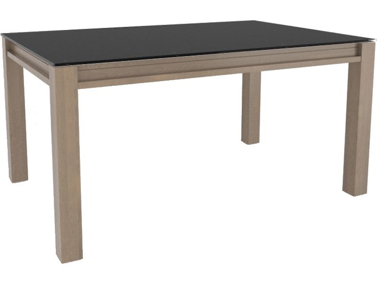 Canadel Casual Dining Rectangular Glass Table GRE04060CT49MVDNF at Norwood Furniture