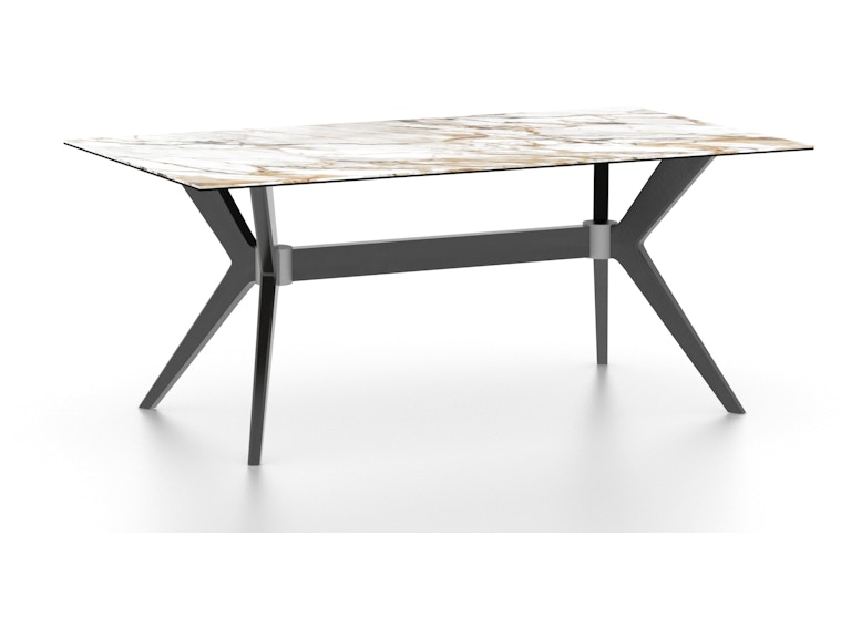 Canadel Casual Dining Rectangular Porcelain Table PRE04072W205MDPNF at Norwood Furniture