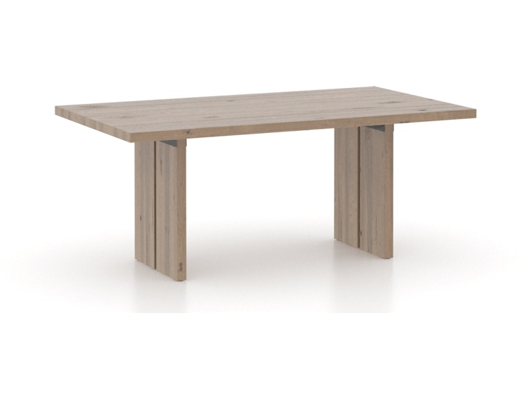 Canadel Casual Dining Rectangular Wood Table TRE0407225NARLXNF at Norwood Furniture