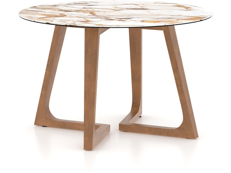 Canadel Casual Dining Round Porcelain Table PRN04848W225MMONF at Norwood Furniture