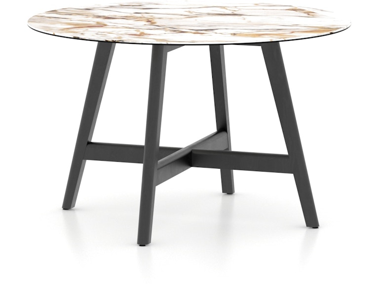 Canadel Casual Dining Round Porcelain Table PRN04848W205MDVNF at Norwood Furniture