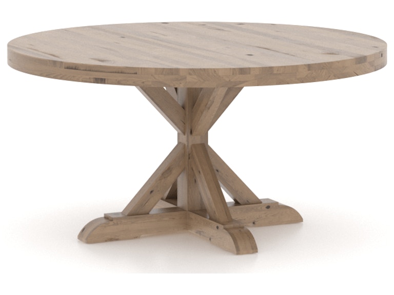 Canadel Casual Dining Round Wood Table TRN0606025NARPXNF at Norwood Furniture