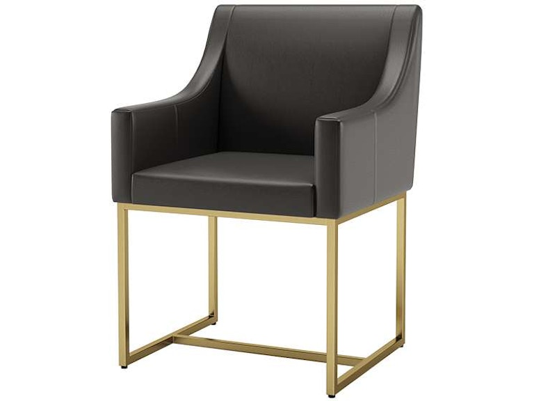 Canadel Casual Dining Upholstered Arm Chair CNN05175XTGLMNA at Norwood Furniture