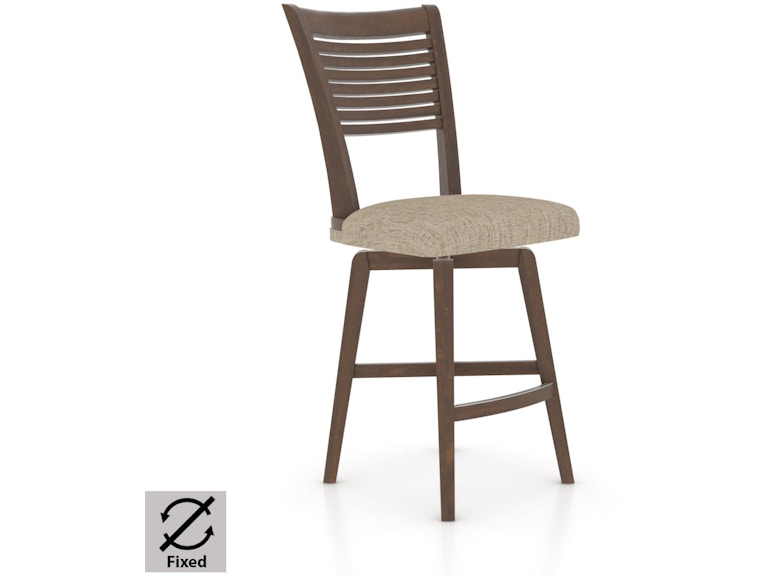 Canadel Casual Dining Upholstered Fixed Stool SNF072297U19M24 at Norwood Furniture