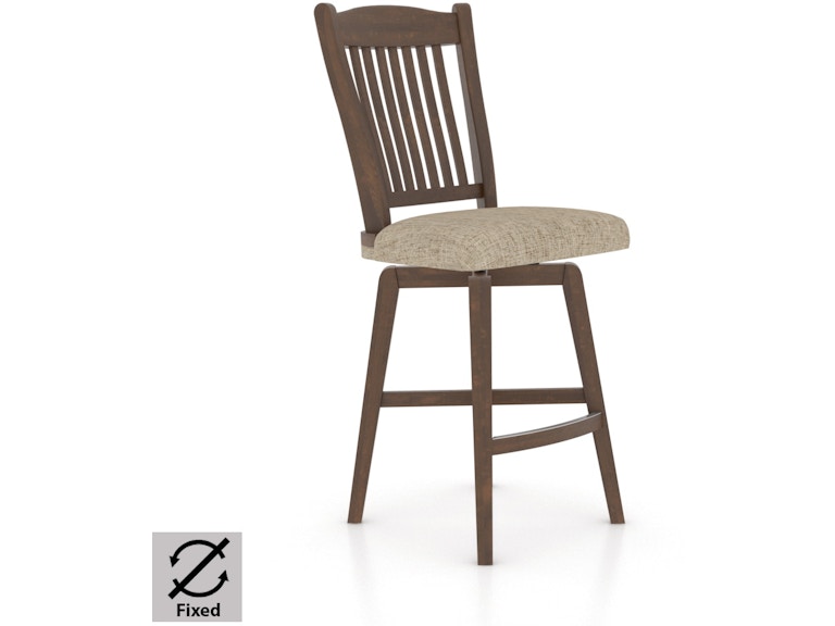 Canadel Casual Dining Upholstered Fixed Stool SNF072327U19M24 at Norwood Furniture