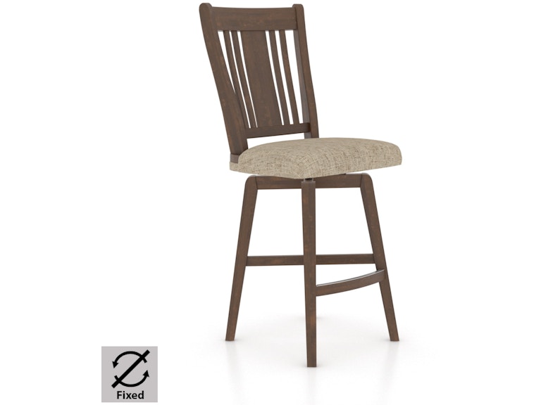 Canadel Casual Dining Upholstered Fixed Stool SNF072507U19M24 at Norwood Furniture