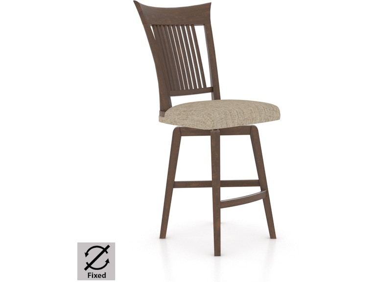 Canadel Casual Dining Upholstered Fixed Stool SNF072707U19M24 at Norwood Furniture