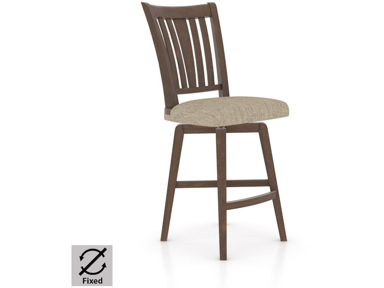 Canadel Casual Dining Upholstered Fixed Stool SNF073517U19M24 at Norwood Furniture