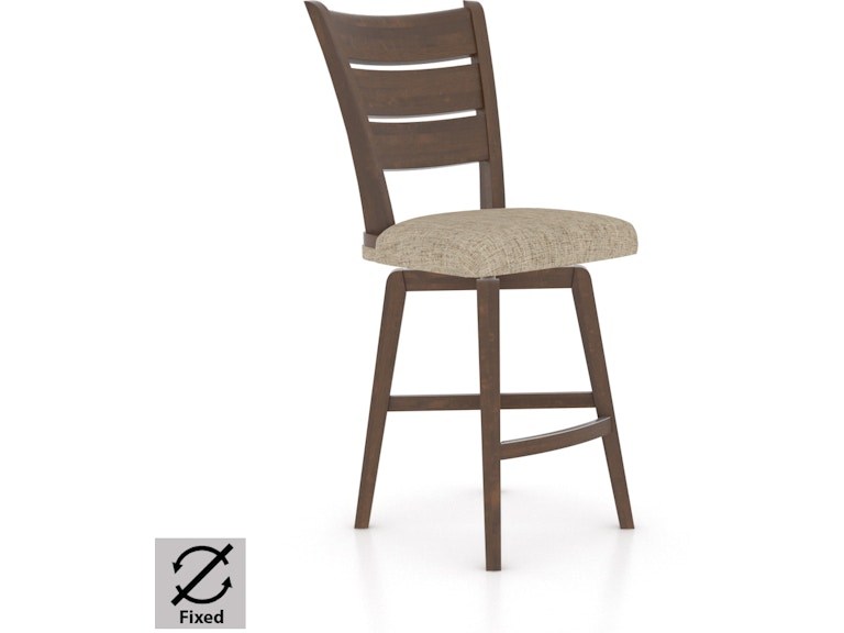 Canadel Casual Dining Upholstered Fixed Stool SNF073997U19M24 at Norwood Furniture
