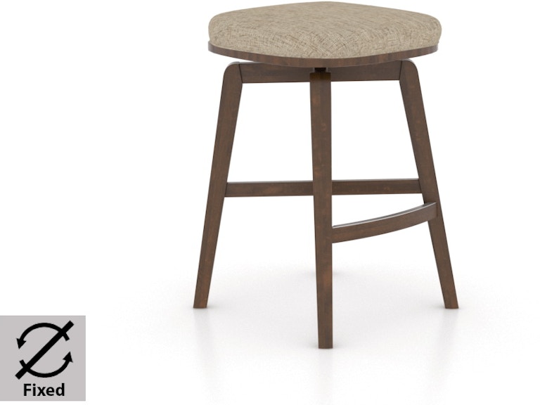 Canadel Casual Dining Upholstered Fixed Stool SNF075047U19M24 at Norwood Furniture