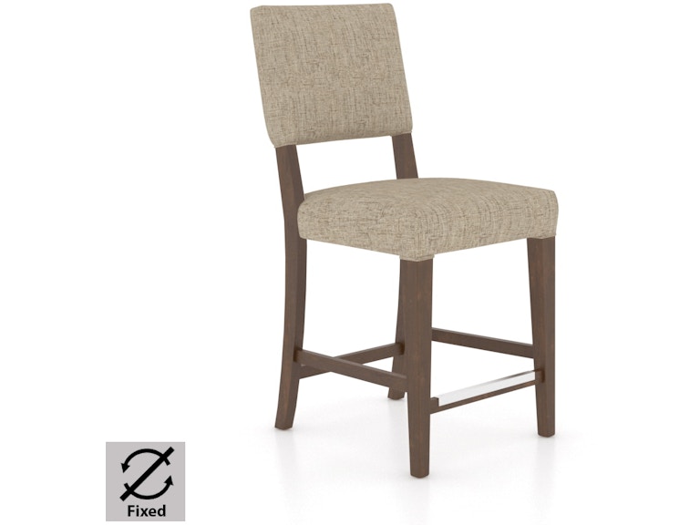 Canadel Casual Dining Upholstered Fixed Stool SNF080517U19M24 at Norwood Furniture