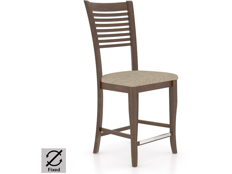 Canadel Casual Dining Upholstered Fixed Stool SNF082297U19M24 at Norwood Furniture
