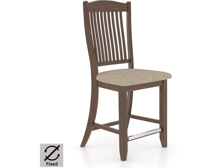 Canadel Casual Dining Upholstered Fixed Stool SNF082327U19M24 at Norwood Furniture
