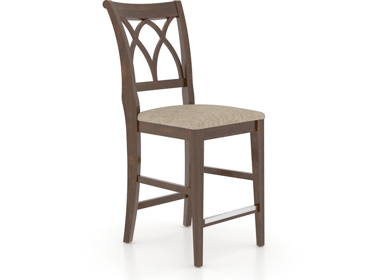 Canadel Casual Dining Upholstered Fixed Stool SNF083007U19M24 at Norwood Furniture