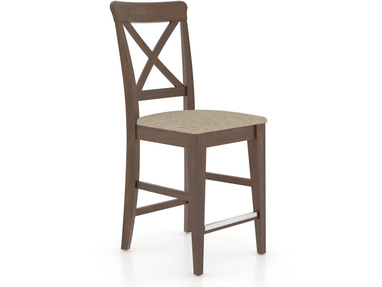 Canadel Casual Dining Upholstered Fixed Stool SNF083017U19M24 at Norwood Furniture