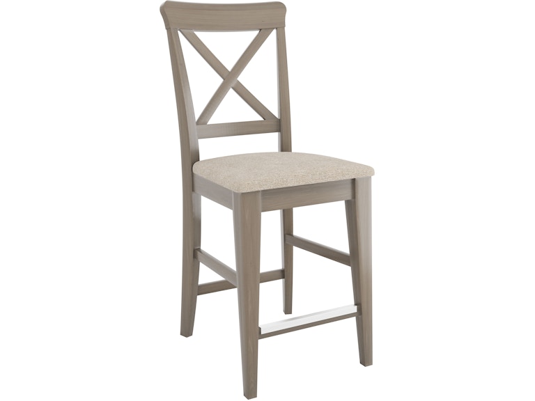 Canadel Casual Dining Upholstered Fixed Stool SNF090077T49M24 at Norwood Furniture