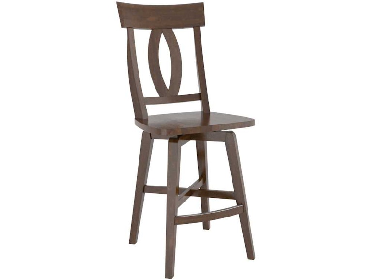 Canadel Casual Dining Wood Fixed Stool SNF071001919M24 at Norwood Furniture