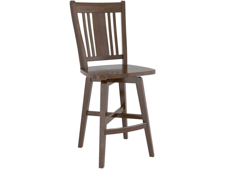 Canadel Casual Dining Wood Fixed Stool SNF072501919M24 at Norwood Furniture