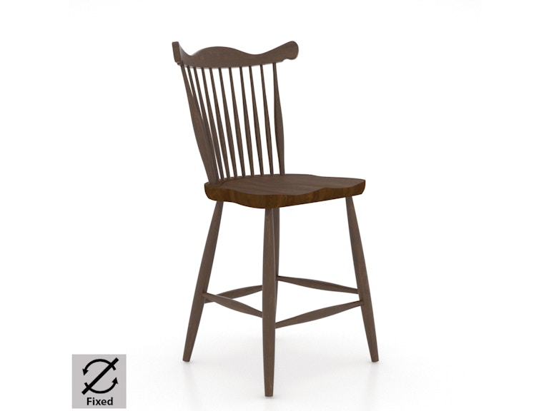 Canadel Casual Dining Wood Fixed Stool SNF081621919M24 at Norwood Furniture