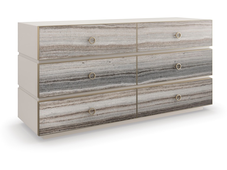 Caracole Bedroom BEDROCK DRESSER CLA-022-012 at Norwood Furniture