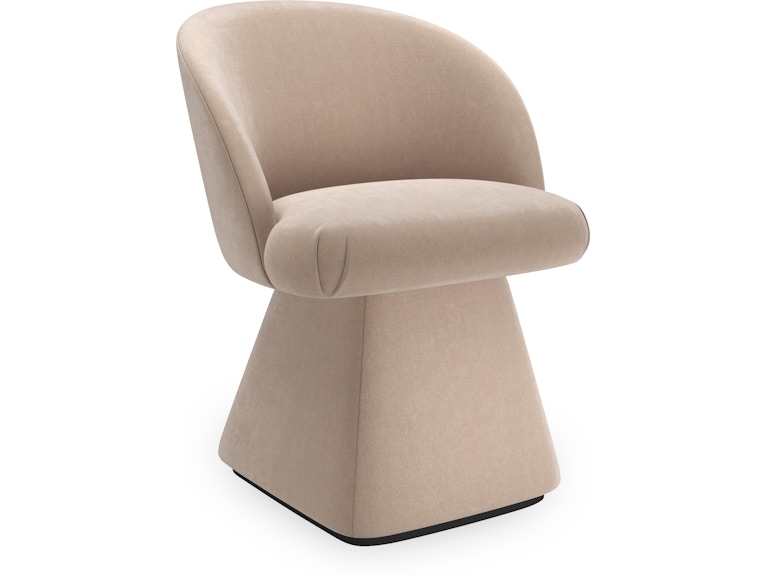 Caracole Casual Dining VUELTA SWIVEL UPH-424-034-A at Norwood Furniture